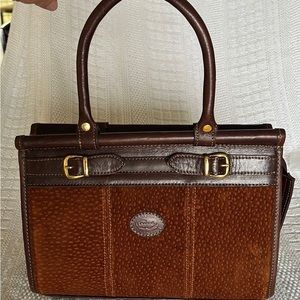 Beautiful New Combination Leather and Suede Handbag